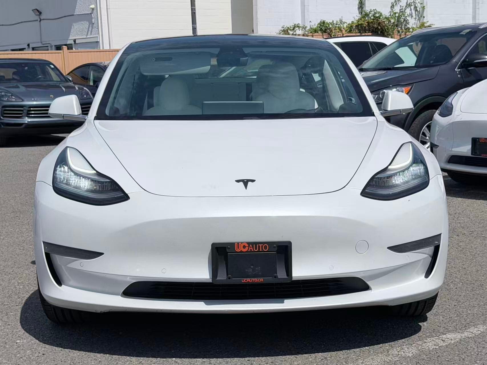 2019 Tesla Model 3 Standard Range RWD/ CLEAN TITLE/ WHITE INTERIOR/ YOKE STEERING WHEELS thumbnail 2