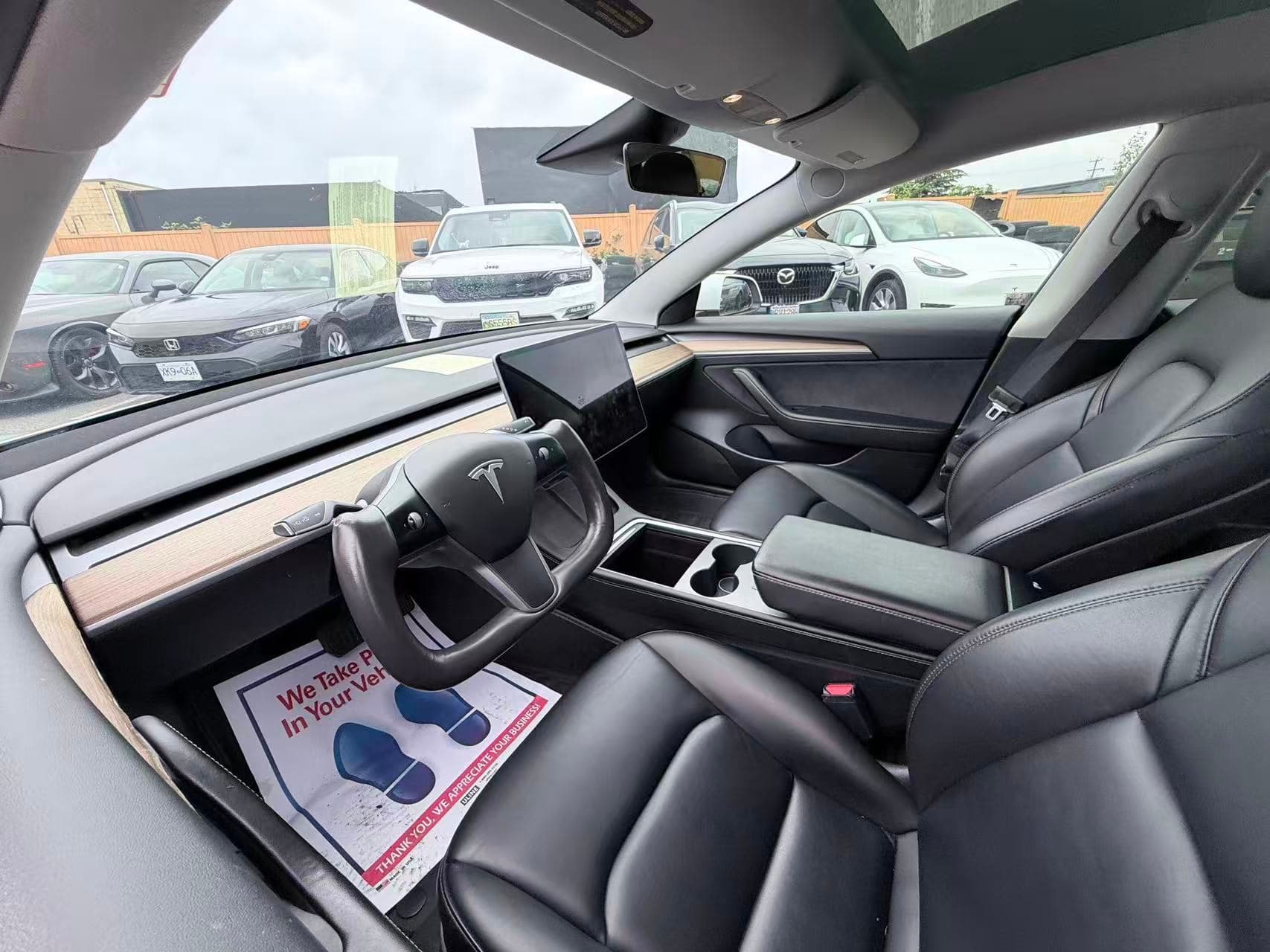 2021 Tesla Model 3 Standard Range Plus RWD/ CLEAN TITLE/ PERFORMANCE WHEEL/ YOKE STEERING WHEEL thumbnail 17