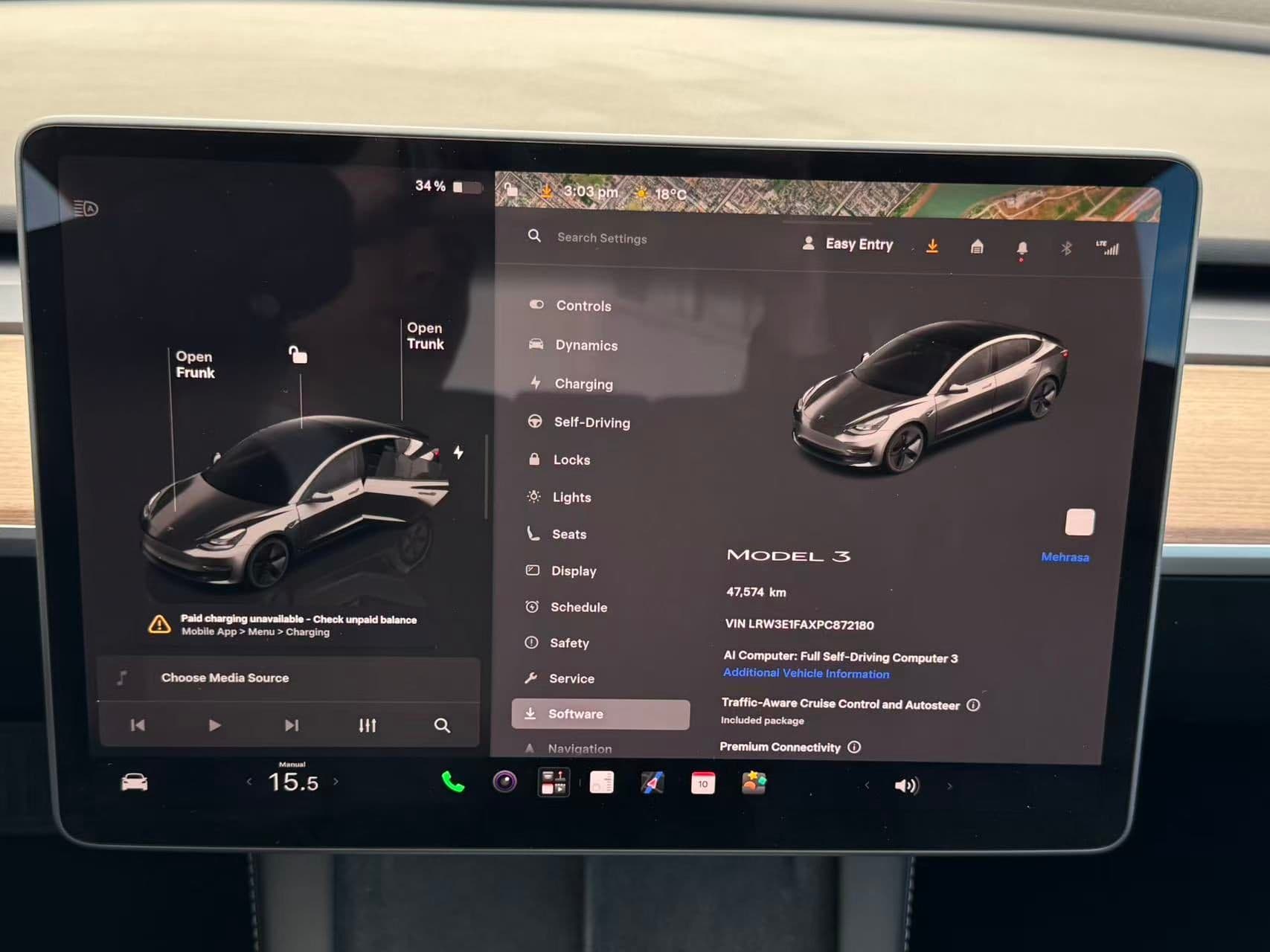 2023 Tesla Model 3 RWD NO ACCIDENTS,BC LOCAL,ONE OWNER thumbnail 16